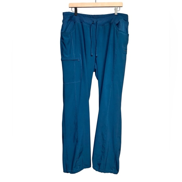 Cherokee Infinity Women's Caribbean Blue Scrub Pants XL Tall - Picture 9 of 9